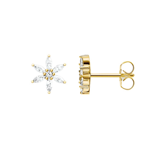 Stud Earrings Flower