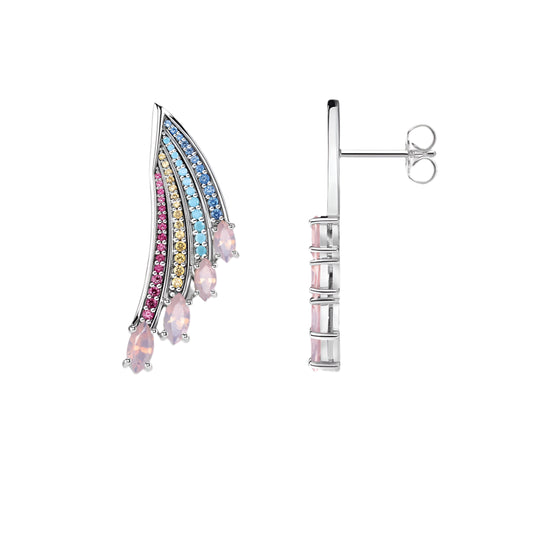 Earrings Bright Hummingbird Wing