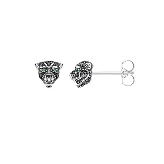 Ear Studs Black Cat Earring