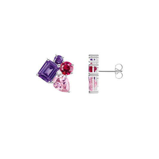 Pink and Violet Zircon