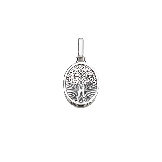 Tree - Oval White